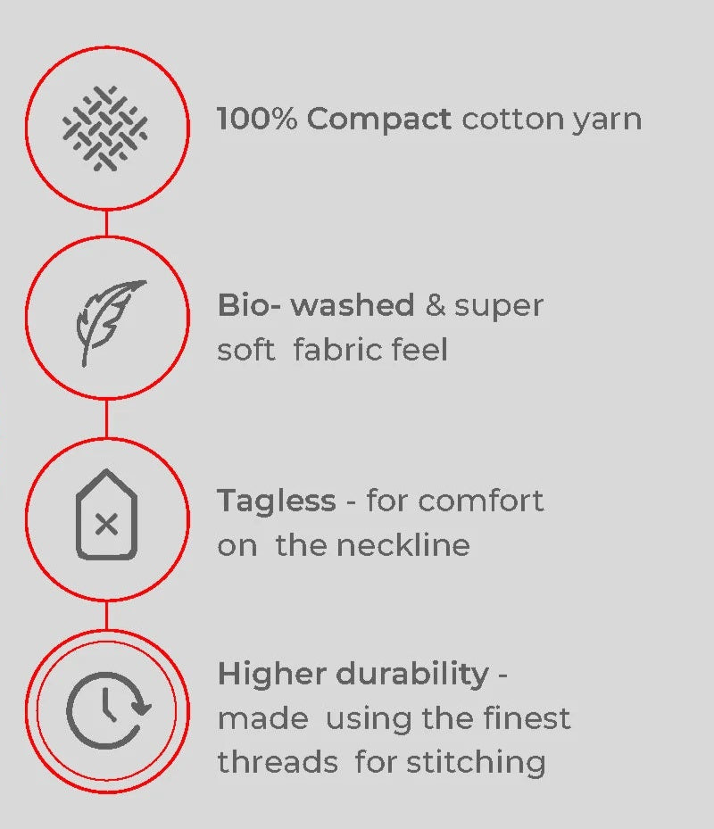 Black Oversized 43 Bombay Print T-Shirt