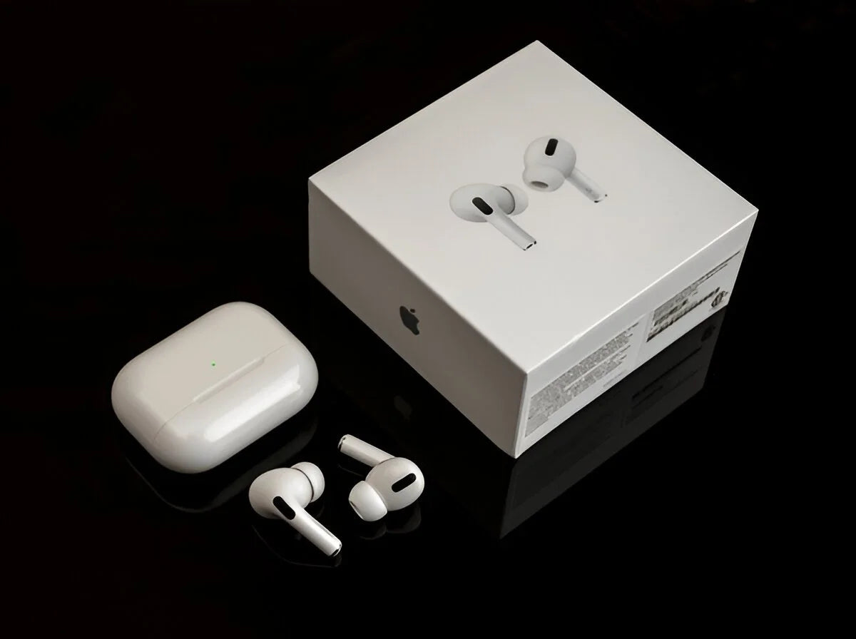 AerPods Pro 2nd Gen master copy retail box with earbuds, case and accessories